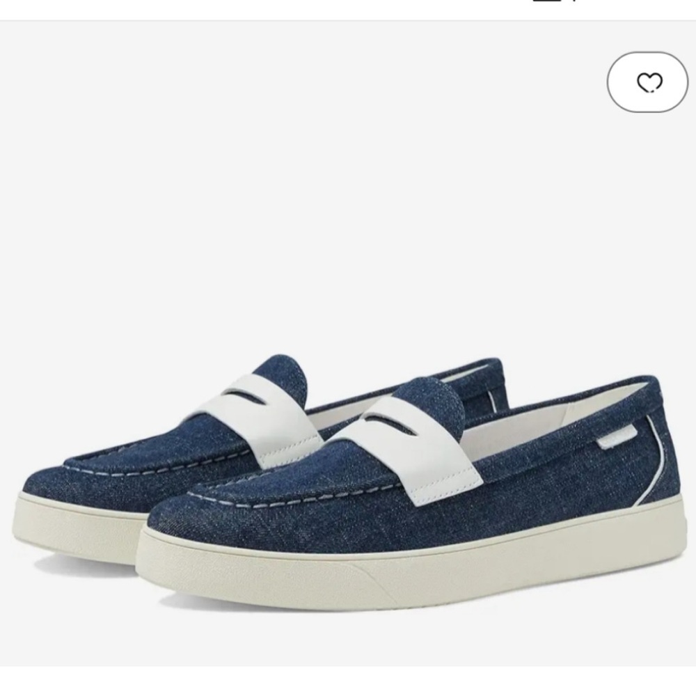 Cole Haan Nantucket 2.0 Penny Loafers |‎ Denim Navy | Size 7.5 | Excellent